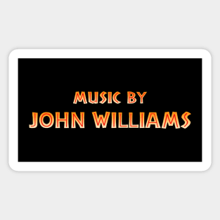 Music by John Williams Sticker